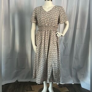 Mika rose size large floral dress